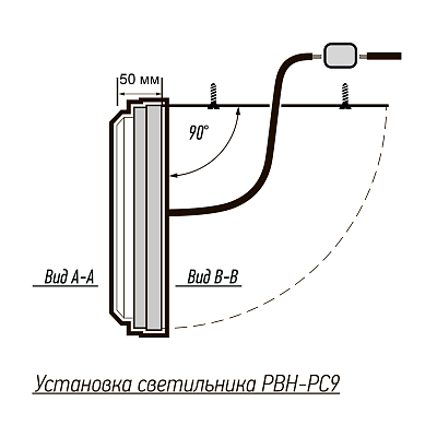 Светильник для ЖКХ PBH-PC9-OA 24W 4000K WHITE IP65