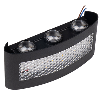 Светильник светодиодный настенный PWL-81170 6W+4W 3000K BL 230V IP54