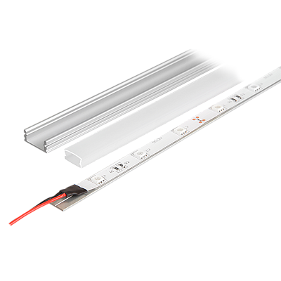 Профиль алюминиевый  для монтажа светодиодной ленты PAL 1808