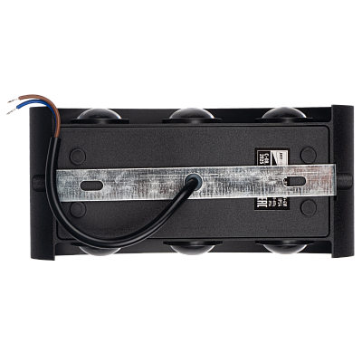 Светильник светодиодный настенный PWL-81170 6W+4W 3000K BL 230V IP54