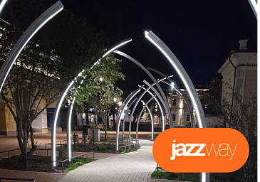 Преображение Александровского сада в Улан-Удэ: магия света JazzWay