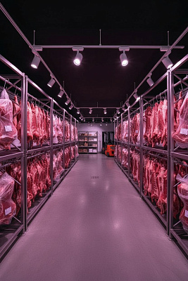 Трековый светильник светодиодный PTR 0730 FOOD MEAT WH