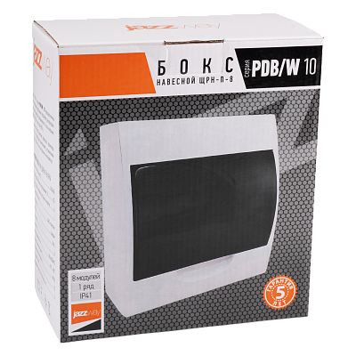 Распределительный бокс PDB/W 1008 WH (ЩРН-П- 8) IP41
