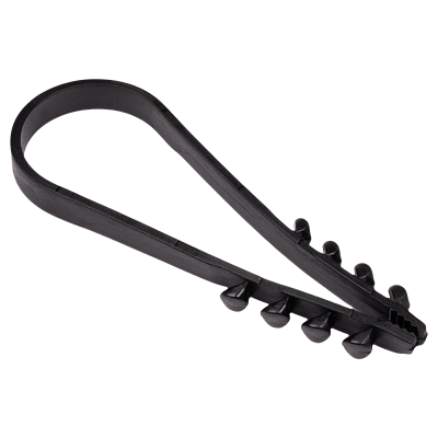 Дюбель-хомут PCD-R 19-25-65-100BL PA6.6 Jazzway (100 шт/уп) 