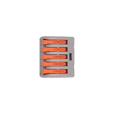 Клемма монтажная СМК PTC-5P 222-415 450V 32A 0,08-2,5(4.0)mm2 /50шт./ Jazzway 