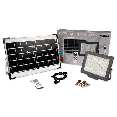 Прожектор с солнечной панелью PFL SOLAR 100