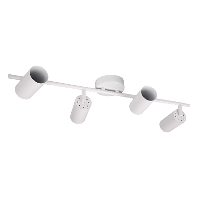 Светильник декоративный под лампу PCL 0404 4xGU10 WH 230V IP20 
