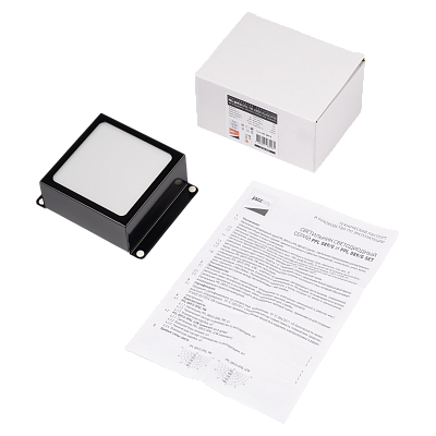Панели светодиодные PPL 089/G OPAL 9W 4000K  BLACK IP40