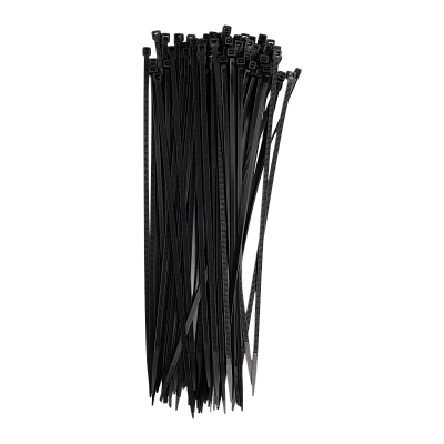 Кабельная стяжка PCT 4,8x300-100BL PA6.6 Jazzway (100 шт/уп)