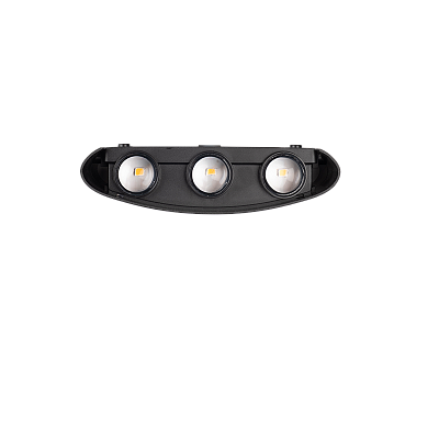 Светильники светодиодные настенные PWL-81170 6W+4W 3000K BL 230V IP54