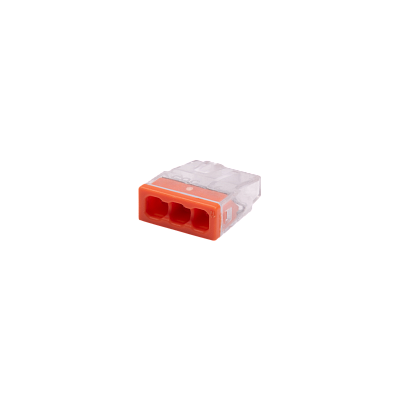 Клемма монтажная СМК PTC-3P 2273-243 450V 32A 0,5-2.5 mm2 / 100 шт./ Jazzway
