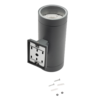 Светильник светодиодный фасадный PWL 20590 GX53-2 GR 230V IP65