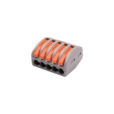 Клемма монтажная СМК PTC-5P 222-415 BL/5 450V 32A 0,08-2,5(4.0)mm2 / 5 шт./ Jazzway 