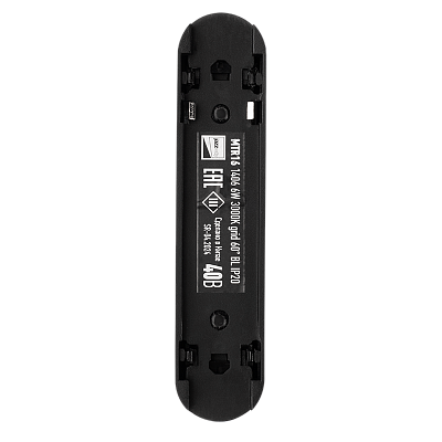 Низковольтный трековый светильник MTR16 1406 6W 3000K grid 60° BL IP20