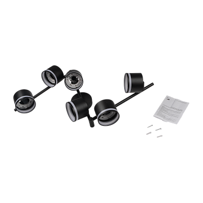 Светильник декоративный под лампу PCL 0906 6xGX53 BL 230V IP20