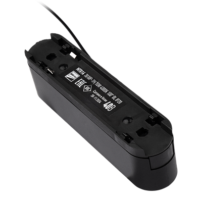 Низковольтный трековый светильник MTR16 3010P-1m 10W 4000K 100° BL IP20