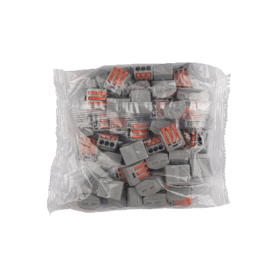 Клемма монтажная СМК PTC-3P 222-413 450V 32A 0,08-2,5(4.0)mm2 /50шт./Jazzway 