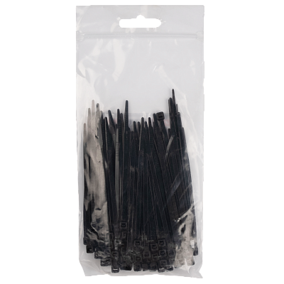 Кабельная стяжка PCT 3,6x100-100BL PA6.6 Jazzway (100 шт/уп)