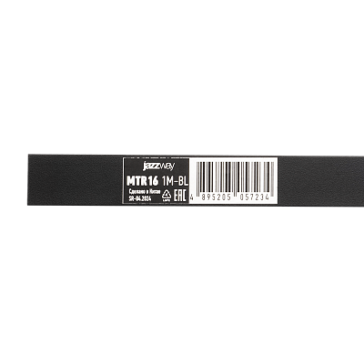 Шинопровод черный низковольтный MTR16 1M-BL для трековых систем MTR