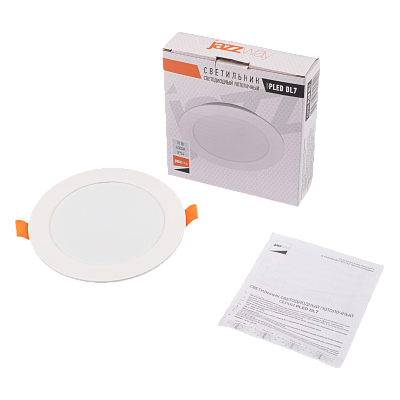 Cветильник светодиодный встраиваемый PLED DL7 10w 4000K WH IP54
