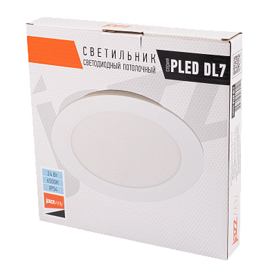 Cветильник светодиодный встраиваемый PLED DL7 24W 6500K WH IP54 