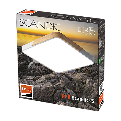 Светильник светодиодный потолочный PPB Scandic-S 24w 4000K GR/W IP20