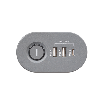 Удлинитель JAZZway ETD-03U-150-gy