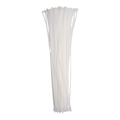 Кабельная стяжка PCT 4,8x450-100WH PA6.6 Jazzway (100 шт/уп)