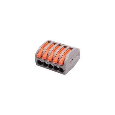 Клемма монтажная СМК PTC-5P 222-415 450V 32A 0,08-2,5(4.0)mm2 /50шт./ Jazzway 