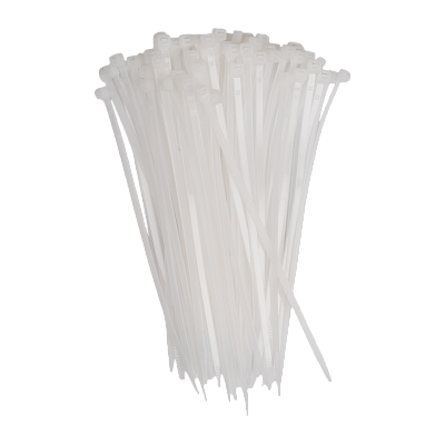 Кабельная стяжка PCT 4,8x200-100WH PA6.6 Jazzway (100 шт/уп) 