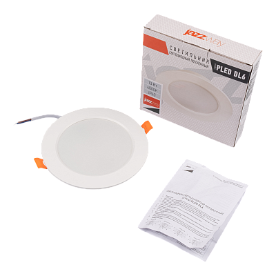 Cветильник светодиодный встраиваемый PLED DL6 10w 4000K WH IP40