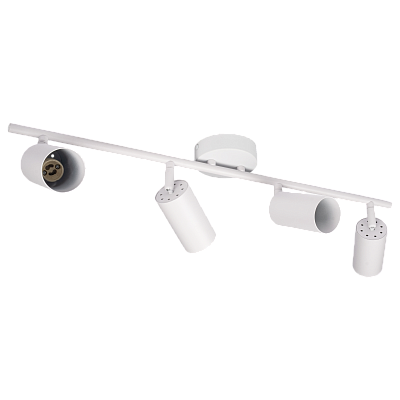 Светильник декоративный под лампу PCL 0404 4xGU10 WH 230V IP20 