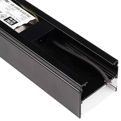 Cветильник накладной PSO-02 L 16W 4000K BLACK IP40 