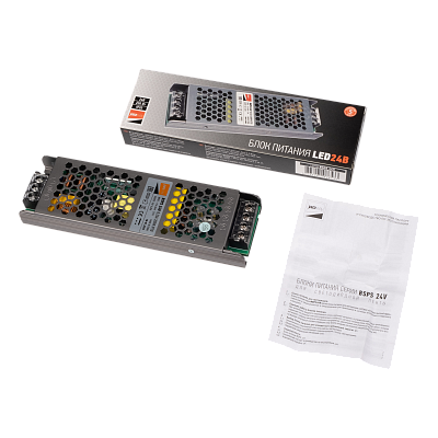 Блок питания IP20 для светодиодной ленты 24V