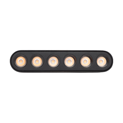 Низковольтный трековый светильник MTR16 1206 6W 3000K spot 36° BL IP20
