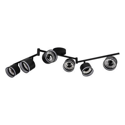 Светильник декоративный под лампу PCL 0906 6xGX53 BL 230V IP20