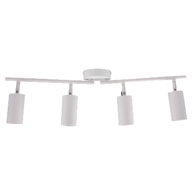 Светильник декоративный под лампу PCL 0504 4xGU10 WH 230V IP20