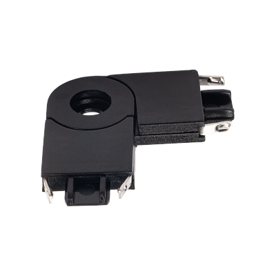 Коннектор MTR16 CR-BL черный поворотный для низковольтной трековой системы MTR16 40В