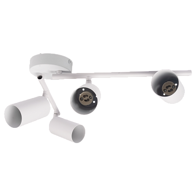 Светильник декоративный под лампу PCL 0504 4xGU10 WH 230V IP20