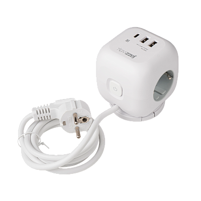 Удлинитель JAZZway EC-03U-150-wh